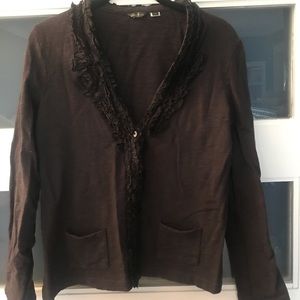 Eddie Bauer rose detailed cardigan